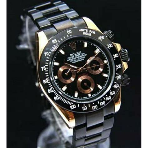 rolex daytona muka hitam